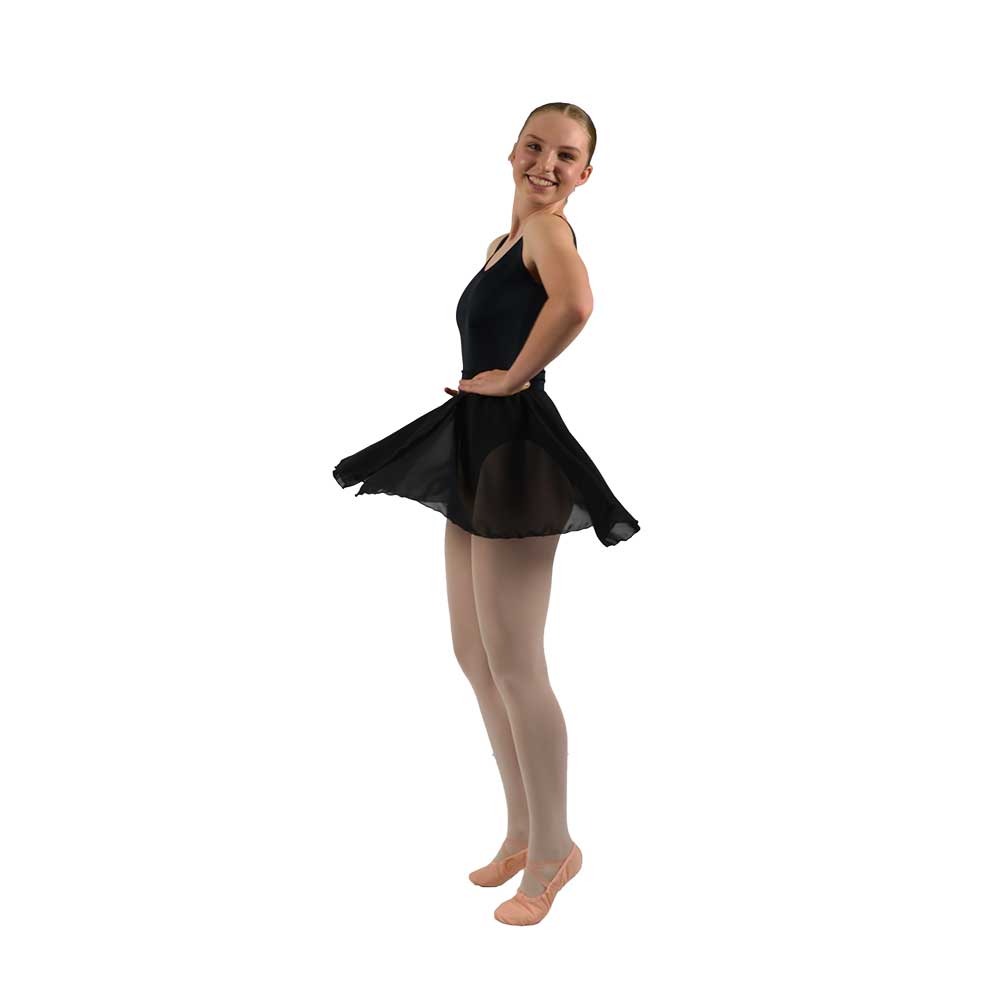 RAD Ballet Soft Chiffon Skirt With Long Scarf – Grades 6–8, Any Color, UK Made