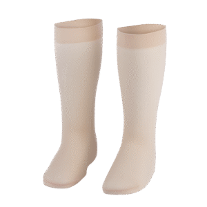 Pink anklet tights (one size fits all) – soft, stretchy material perfect for ballet and dance performances