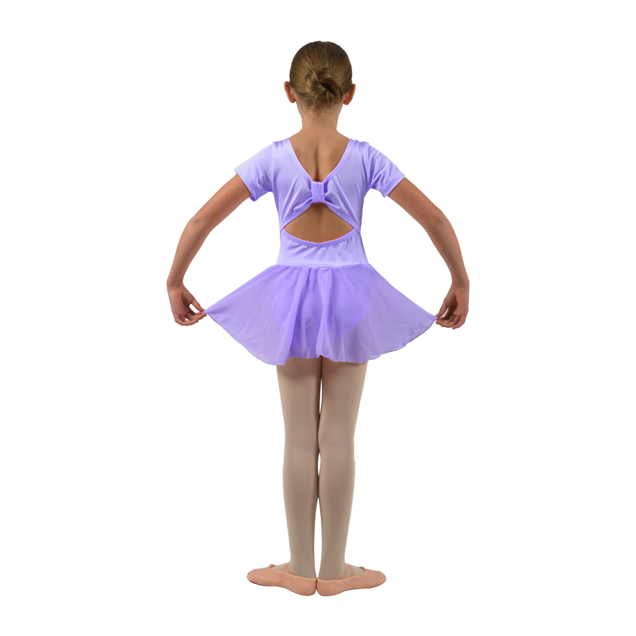 Pastel Floral Skirted Leotard