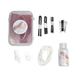 "Small hair clip box set for girls, featuring colorful hair accessories and perfect for organizing clips and styling tools"